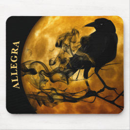 Raven Gel Mouse Pad Musmatta
