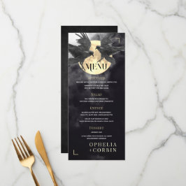 Raven & Golden Måne Gothic Bröllop Meny