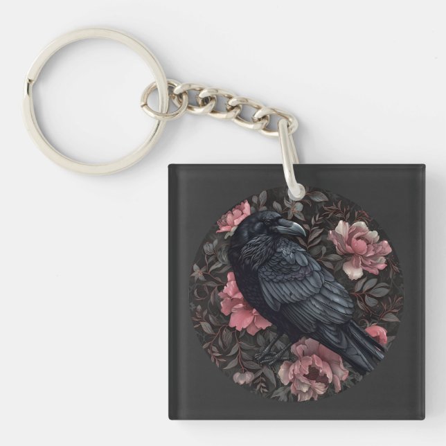Raven gothys vintage blommor (Framsidan)