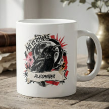 Raven Gotisk Nevermore Mörk Akademi
