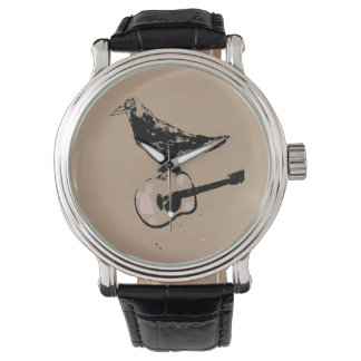Raven Guitar Sång Armbandsur