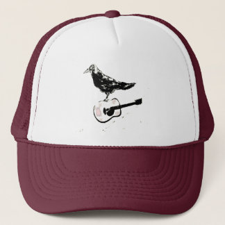 Raven guitar sång keps
