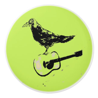 Raven guitar sång knopp