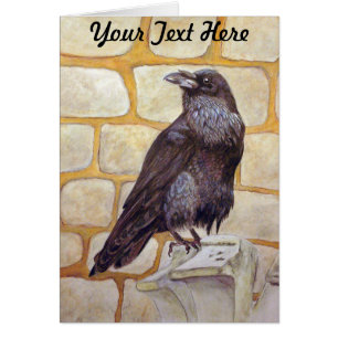 Raven Hälsningskort