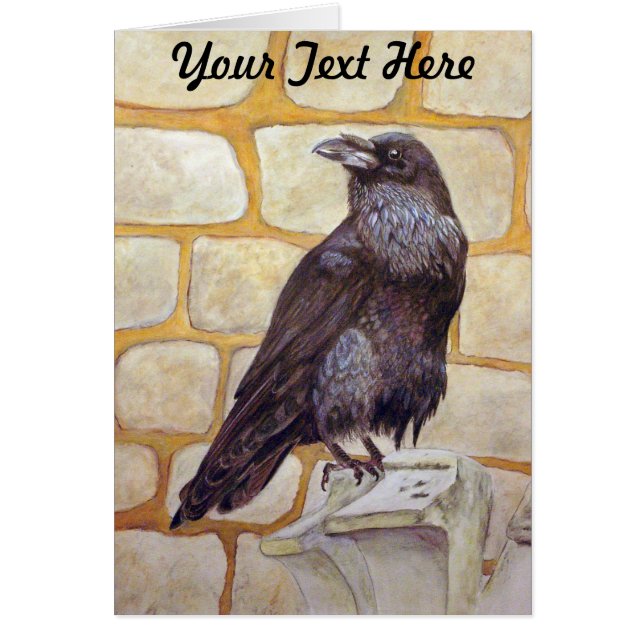 Raven Hälsningskort (Framsidan)