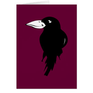 Raven Hälsningskort