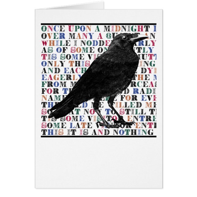 Raven Hälsningskort (Framsidan)