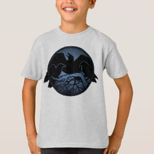Raven Hoodie Barn Raven/Kråka Art Sweatshirtss T-shirt