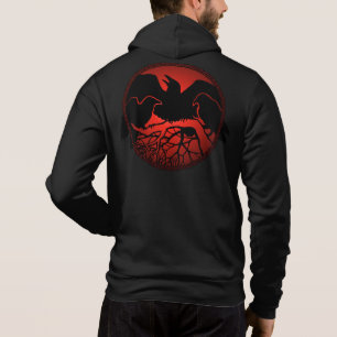 Raven Hoodie Jacka Manar  Raven Kråka Hooded Shirt T-shirt