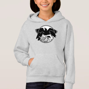 Raven Hoodie Sweatshirt Barn Raven Hooded Shirt T-shirt
