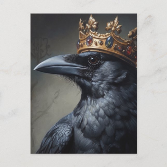 Raven i Krona Vykort (Framsida)