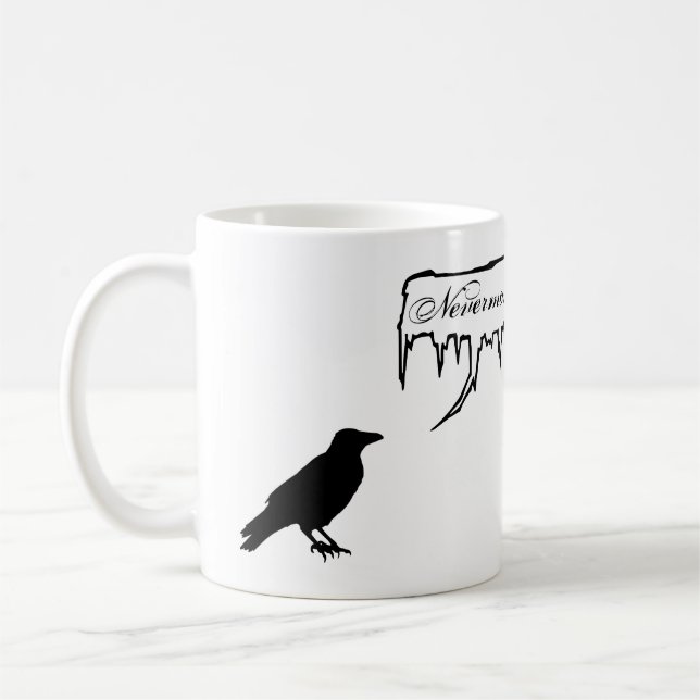 Raven Icke-mer Mugg (Vänster)
