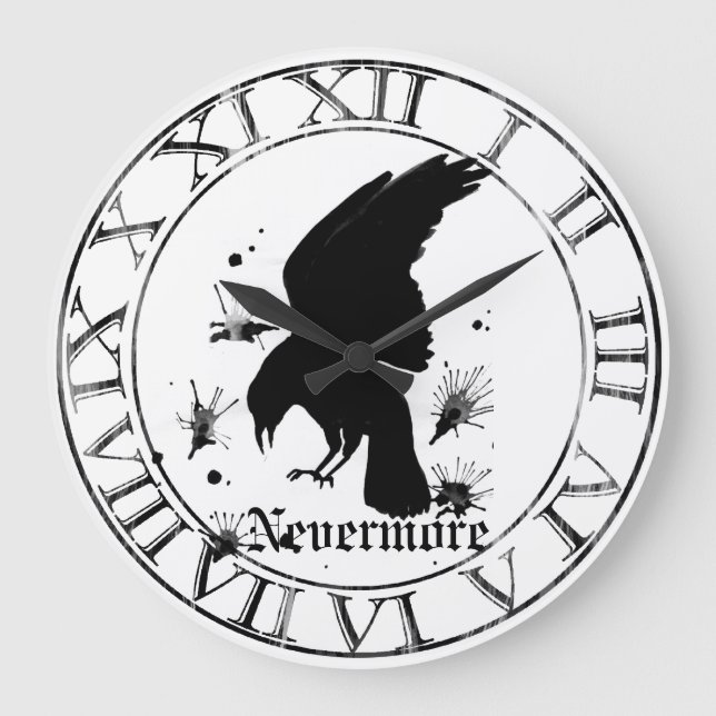 Raven Ickmore Stor Klocka (Framsida)