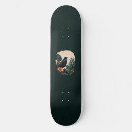 Raven in the Emerald Garden Mini Skateboard Bräda 18,5 Cm