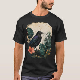 Raven in the Emerald Garden T Shirt
