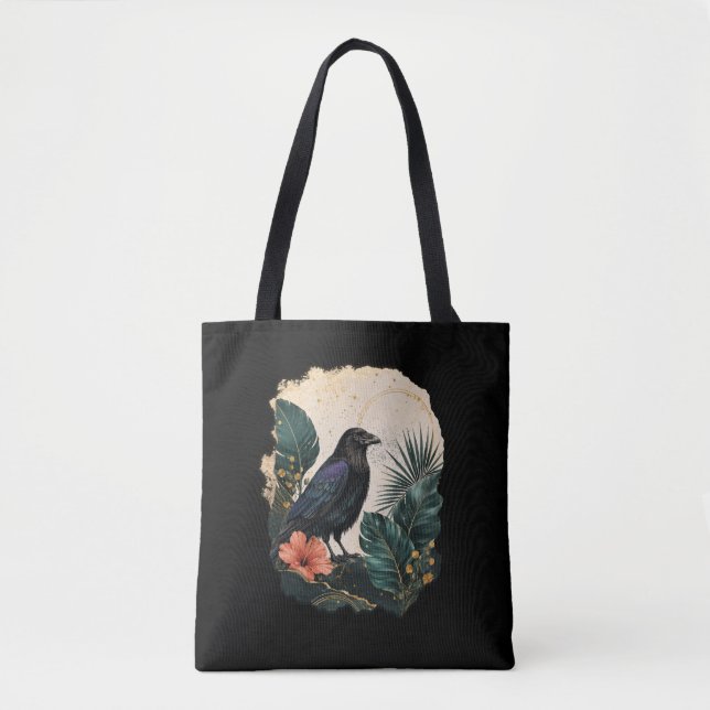 Raven in the Emerald Garden Tygkasse (Framsida)