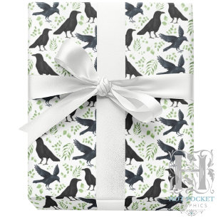 Raven Inpackningspapper i Vitt Presentpapper