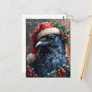 Raven jul vykort