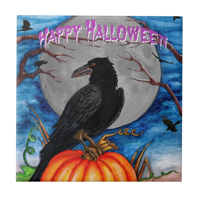 Raven Kakelplatta (Framsidan)