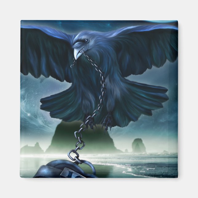 Raven Kärlek Magnet (Framsidan)