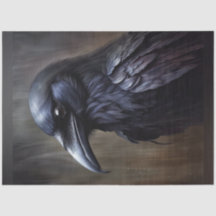 Raven Kråka 2 Decoupage Papper