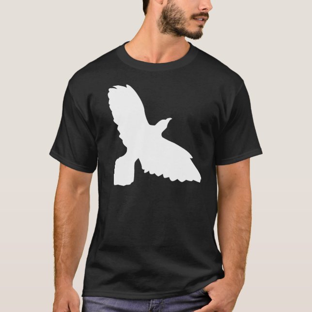Raven kråka t shirt (Framsida)