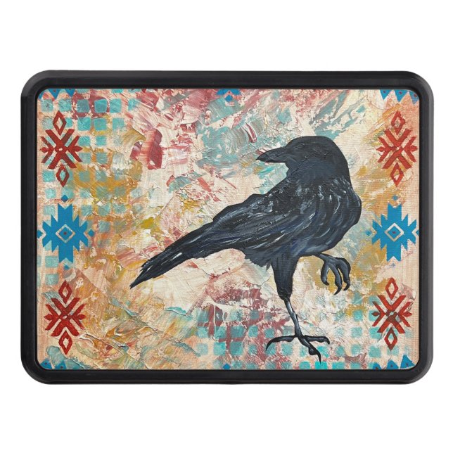 Raven Kråka Trailer Hitch Cover Dragkroksskydd (Framsidan)