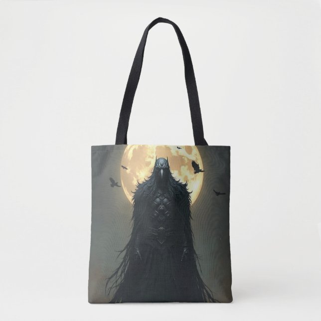 Raven Kung Tote Bag Tygkasse (Framsida)