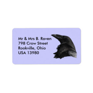 Raven Labels Adressetikett