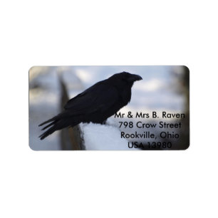 Raven Labels Adressetikett