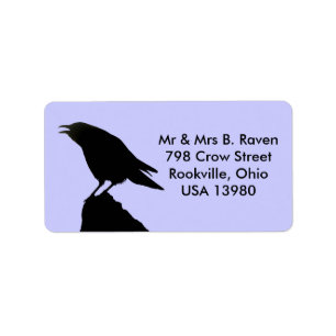 Raven Labels Adressetikett