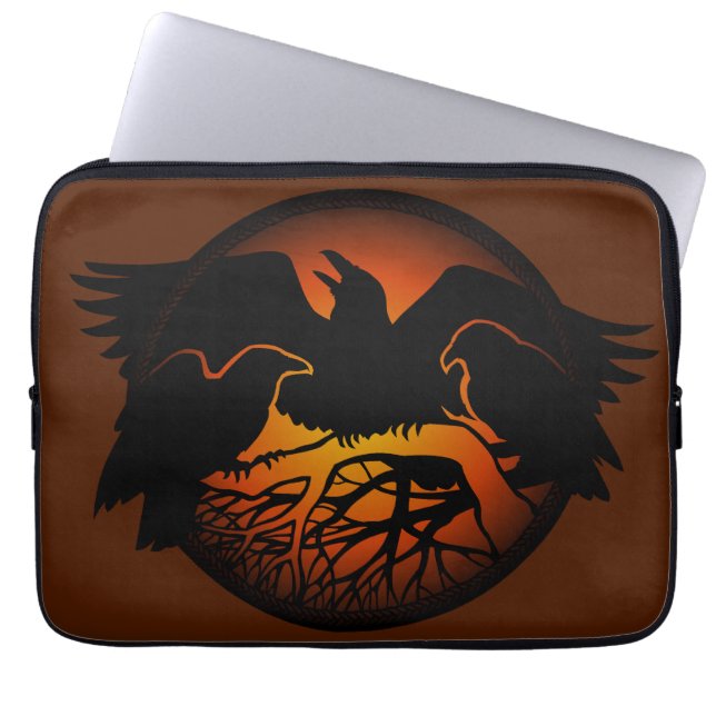 Raven Laptop sleeve Spirit Animal Tablet Fodral (Framsidan)