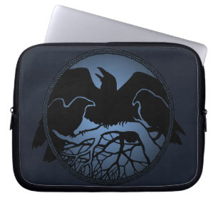 Raven Laptop sleeve Spirit Animal Tablet Fodral