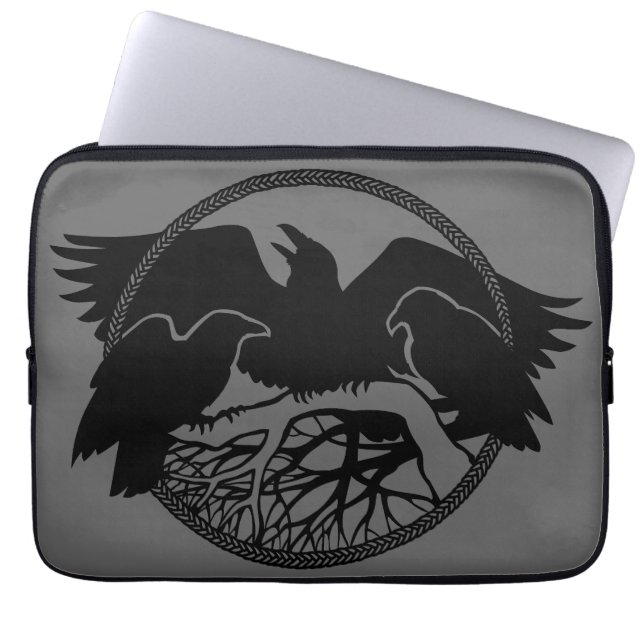 Raven Laptop sleeve Spirit Animal Tablet Fodral (Framsidan)