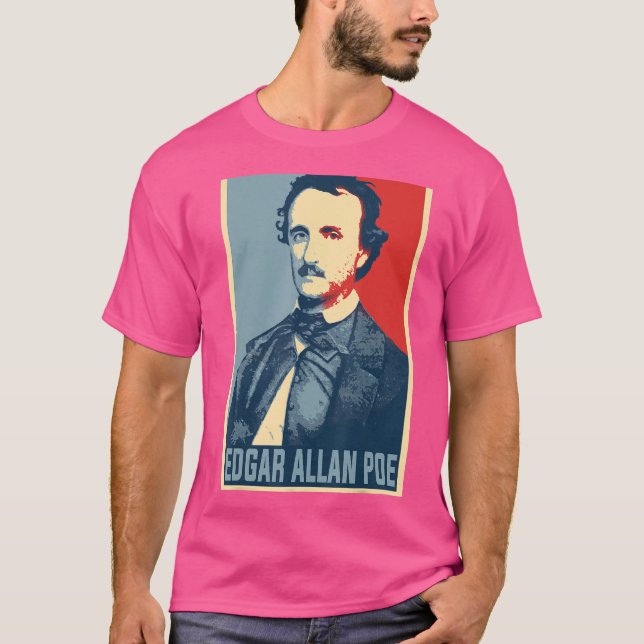 Raven Literary Hope Edgar Allan Poe T Shirt (Framsida)