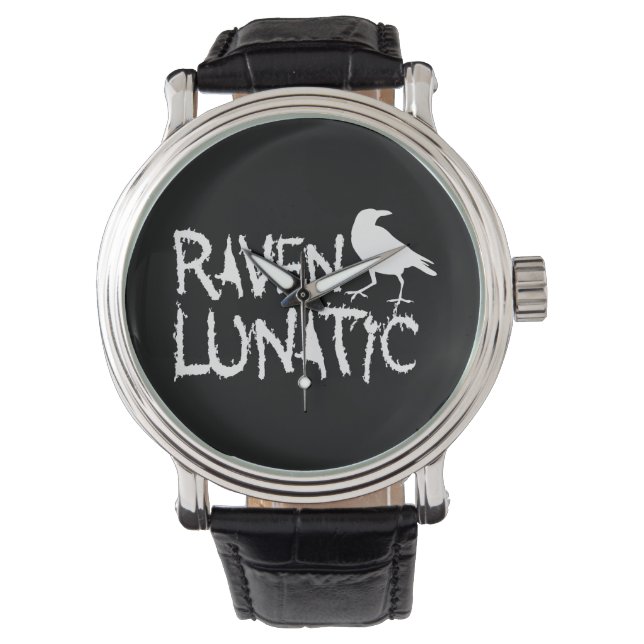 Raven Lunatic Black Kråka Armbandsur (Framsida)