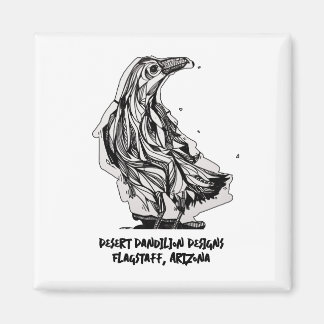 Raven Magnet av Desert Dandilion DeDesign