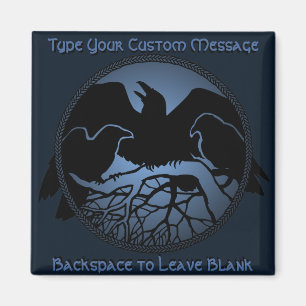 Raven Magnet Raven Personlig Fridge Magnet Gift