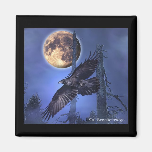 Raven Magnets Magnet (Framsidan)