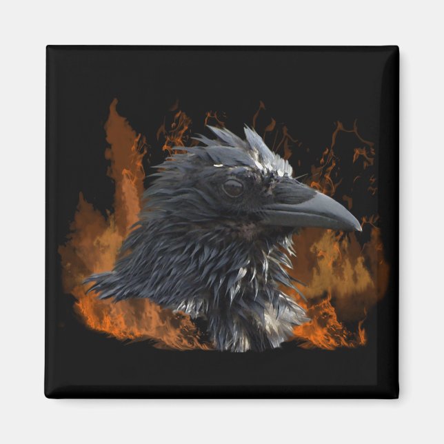 Raven Magnets Magnet (Framsidan)