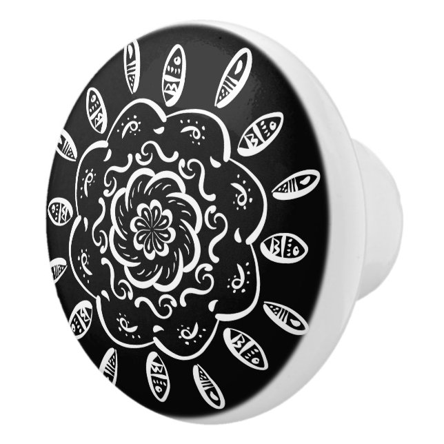 Raven Mandala Knopp (Höger)