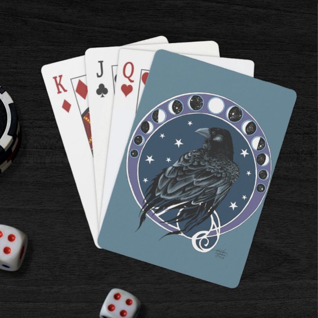 Raven Måne Casinokort (Skapare uppladdad)