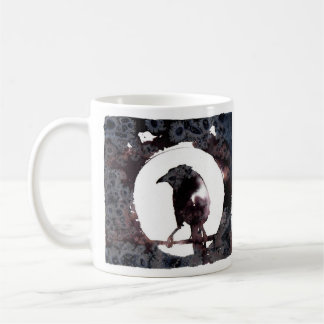 Raven Måne (fram och bak) Kaffemugg