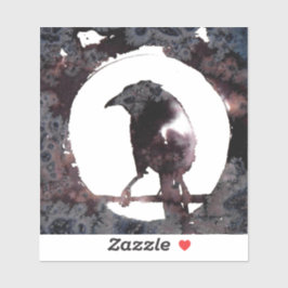 Raven Måne Klistermärken