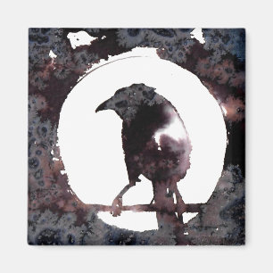 Raven Måne Magnet