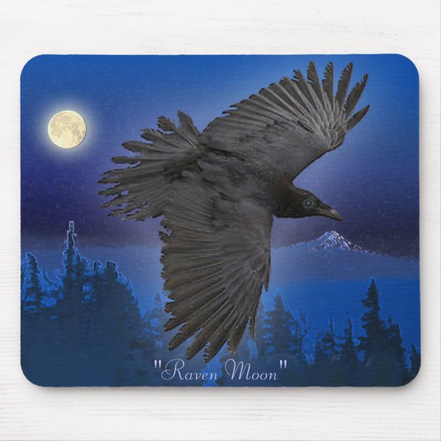 RAVEN & MÅNE Mousepad Musmatta (Framsidan)