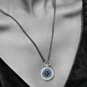 Raven Måne Phases Stars Blue Armbandsur