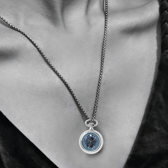 Raven Måne Phases Stars Blue Armbandsur (Skapare uppladdad)