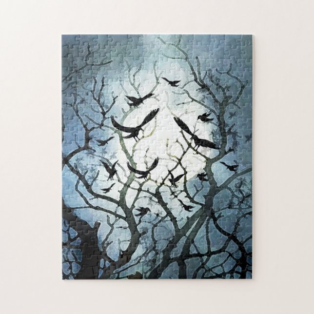 Raven Måne puzza Pussel (Vertikal)