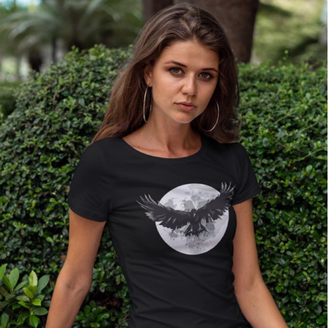 Raven Måne T Shirt (Skapare uppladdad)